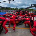 Charles Leclerc - Ferrari pit stop