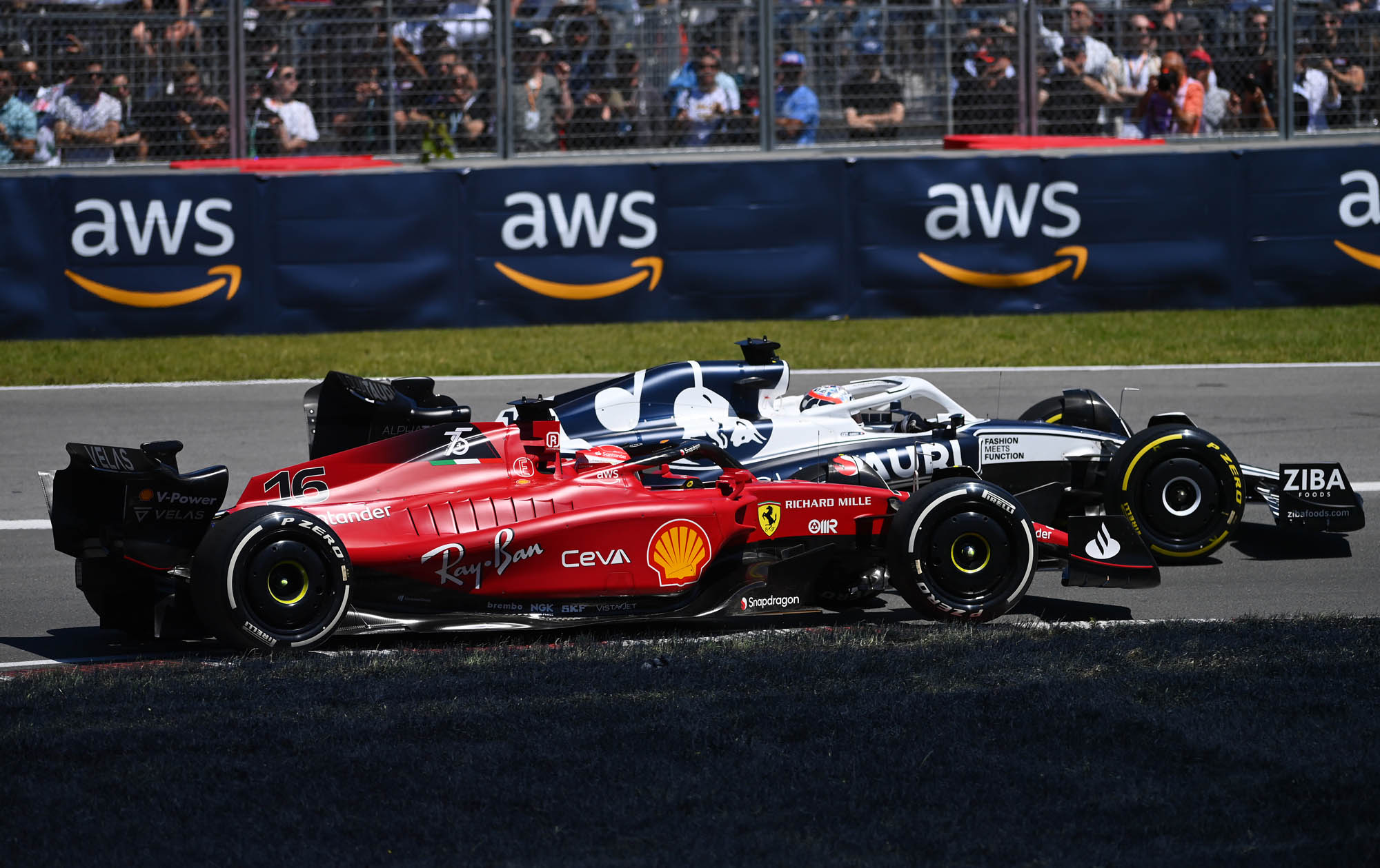 Charles Leclerc (Ferrari) - Pierre Gasly (AlphaTauri), GP Καναδά 2022