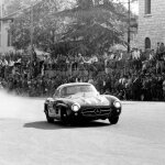 John Fitch - Kurt Gessl, Mercedes-Benz 300 SL (1955 Mille Miglia)