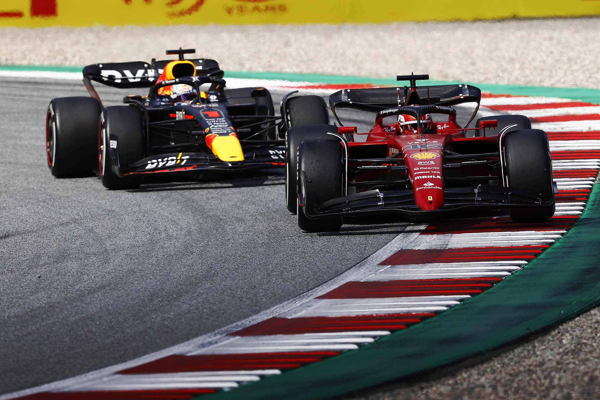 Charles Leclerc (Ferrari) - Max Verstappen (Red Bull), GP Αυστρίας 2022