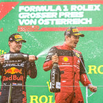 Charles Leclerc - Max Verstappen, Βάθρο GP Αυστρίας 2022