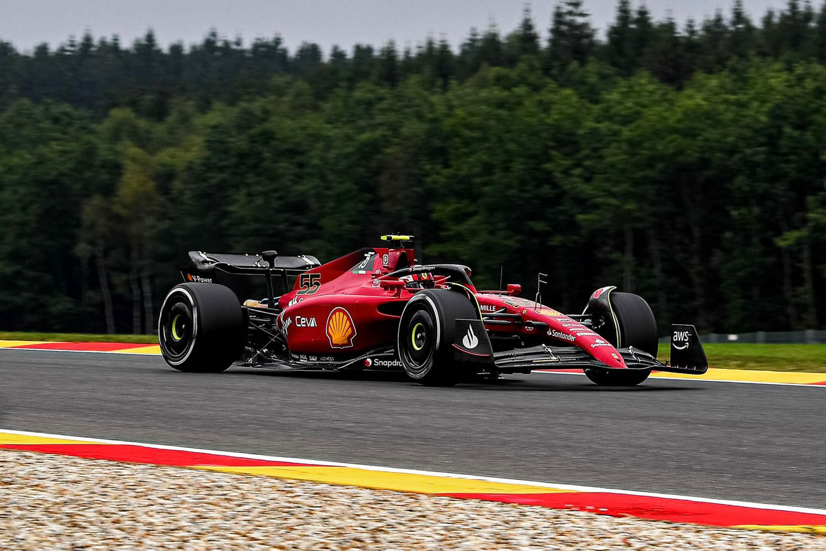 F1 - Carlos Sainz (Ferrari), GP Βελγίου 2022 FP1