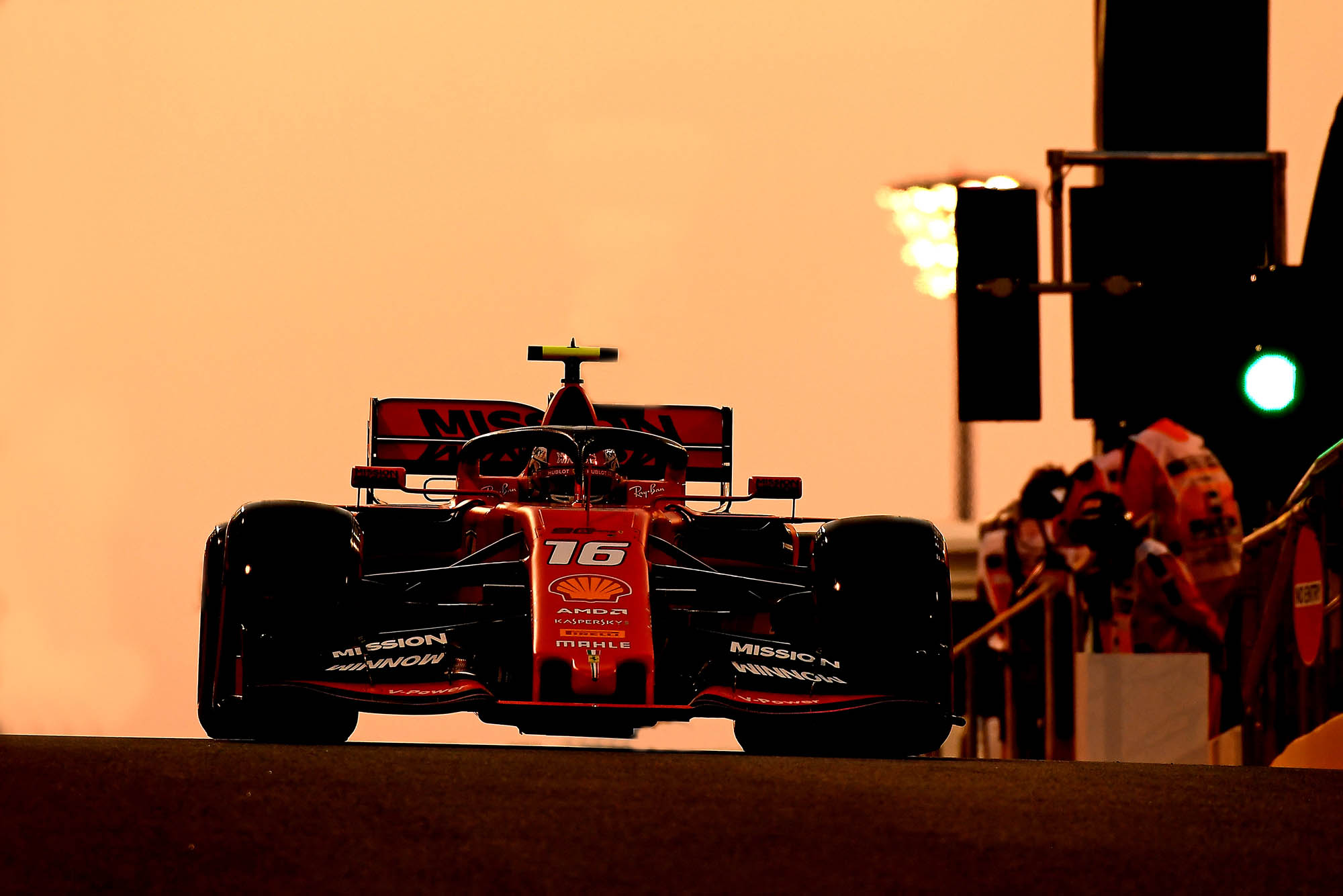 F1 - Charles Leclerc (Ferrari), GP Άμπου Ντάμπι 2019