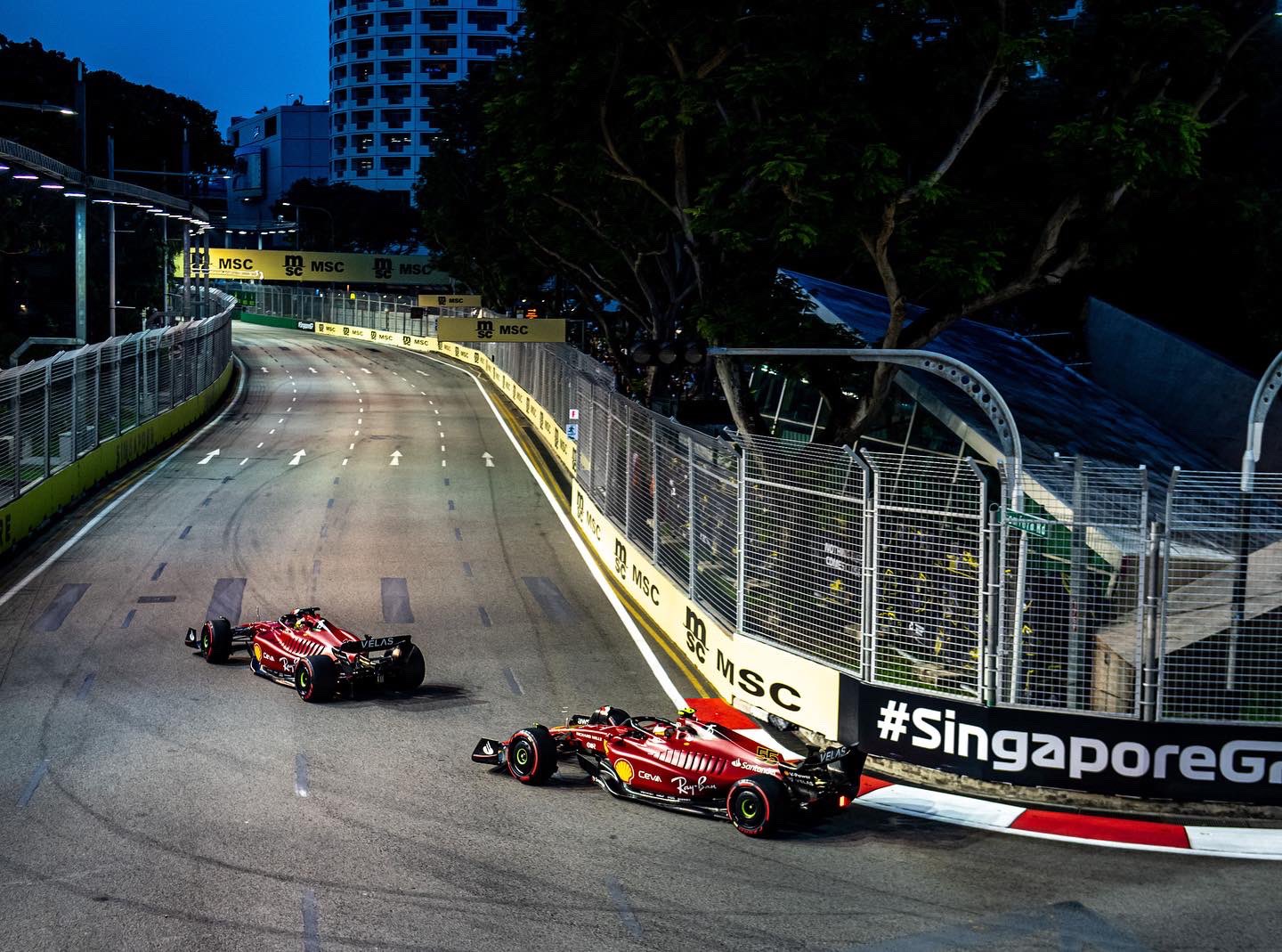 F1 Charles Leclerc & Carlos Sainz (Ferrari), GP Σιγκαπούρης 2022