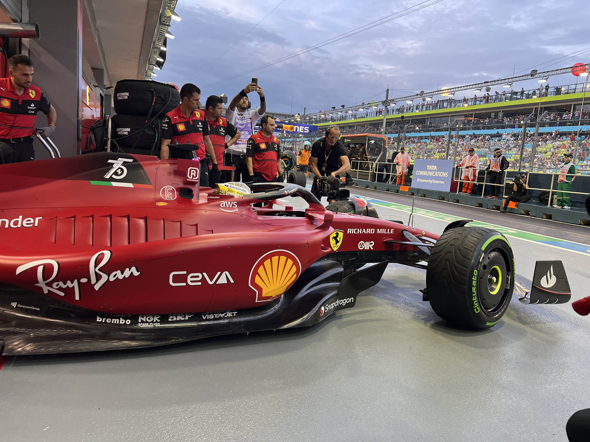 F1 - Charles Leclerc (Ferrari), GP Σιγκαπούρης 2022