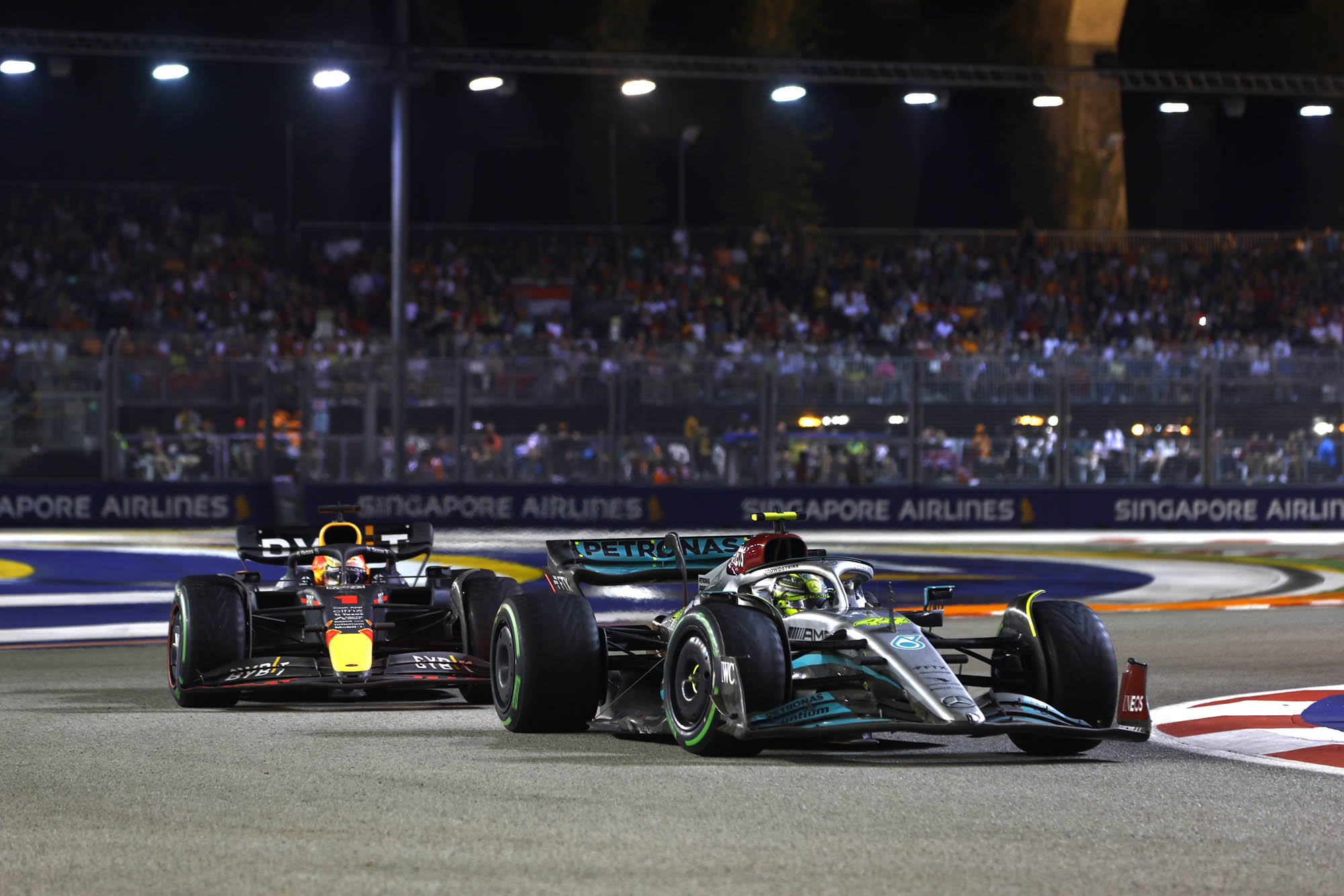 F1 - Lewis Hamilton (Mercedes) & Max Verstappen (Red Bull), GP Σιγκαπούρης 2022