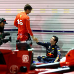 F1 - Sergio Perez (Red Bull) & Charles Leclerc (Ferrari), GP Σιγκαπούρης 2022