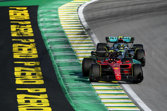 F1 - Carlos Sainz (Ferrari) & Lewis Hamilton (Mercedes), GP Σάο Πάολο 2022