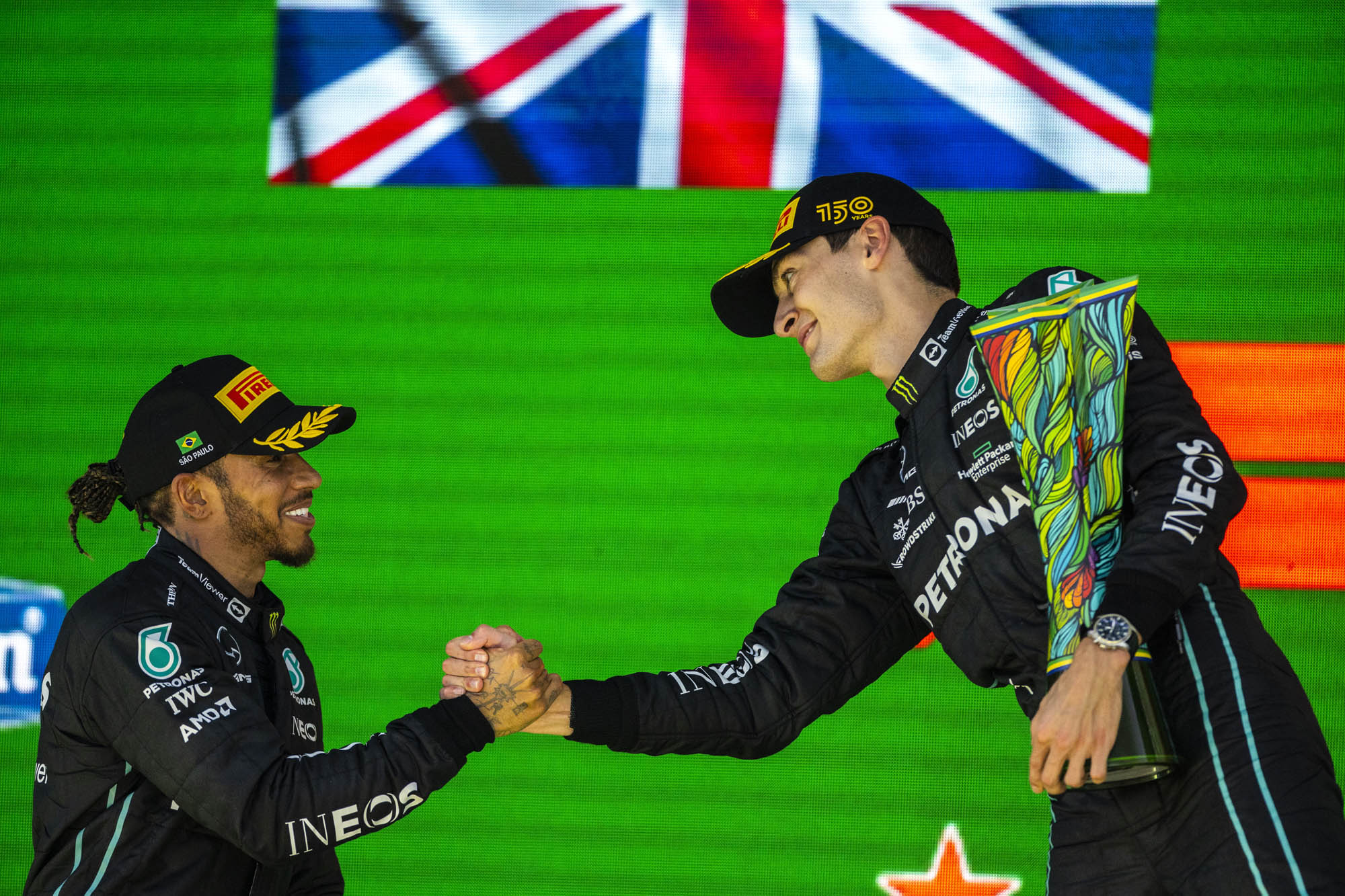 F1 - George Russell & Lewis Hamilton (Mercedes), GP Σάο Πάολο 2022