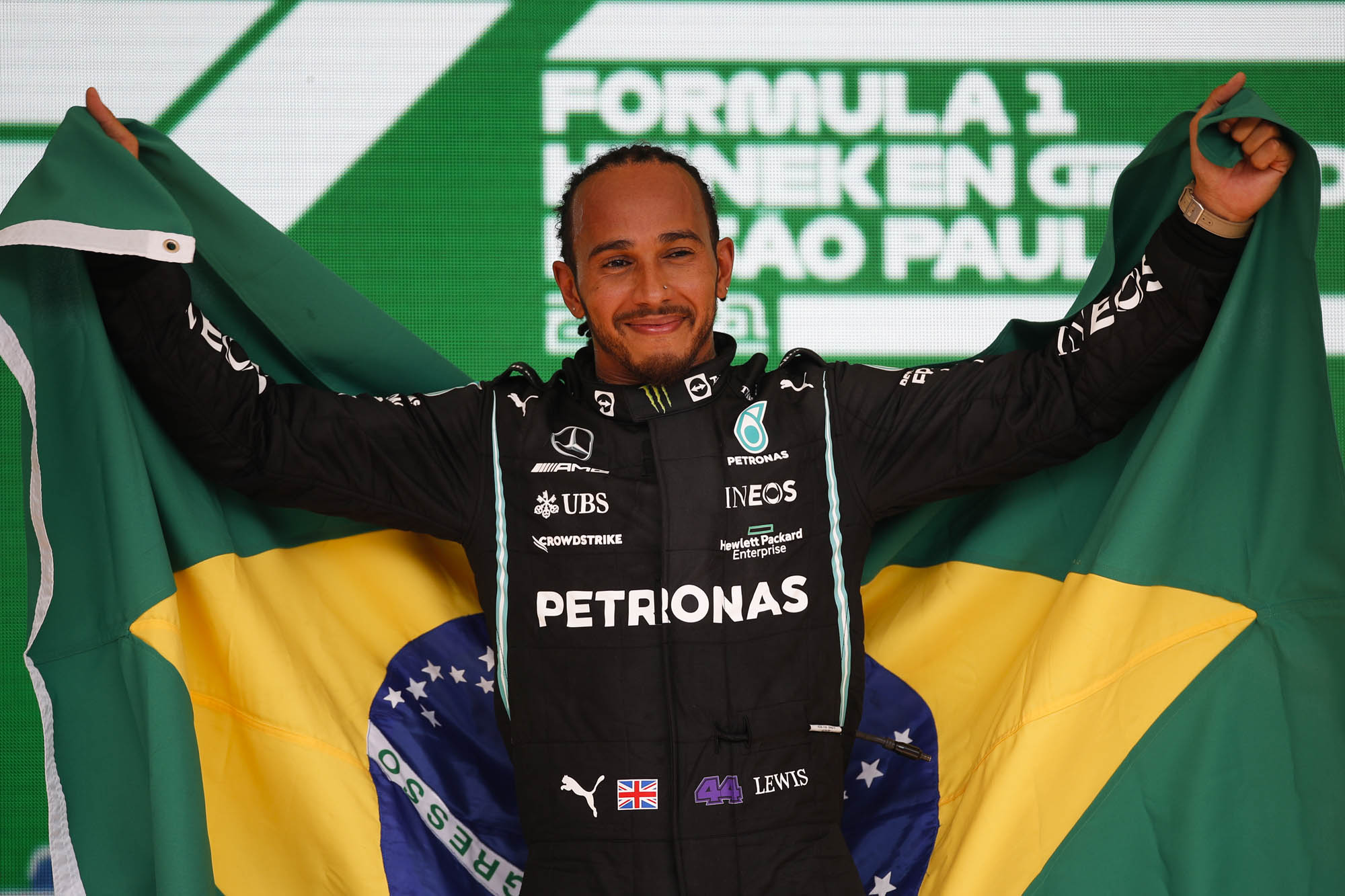 F1 - Lewis Hamilton (Mercedes). GP Βραζιλίας 2021