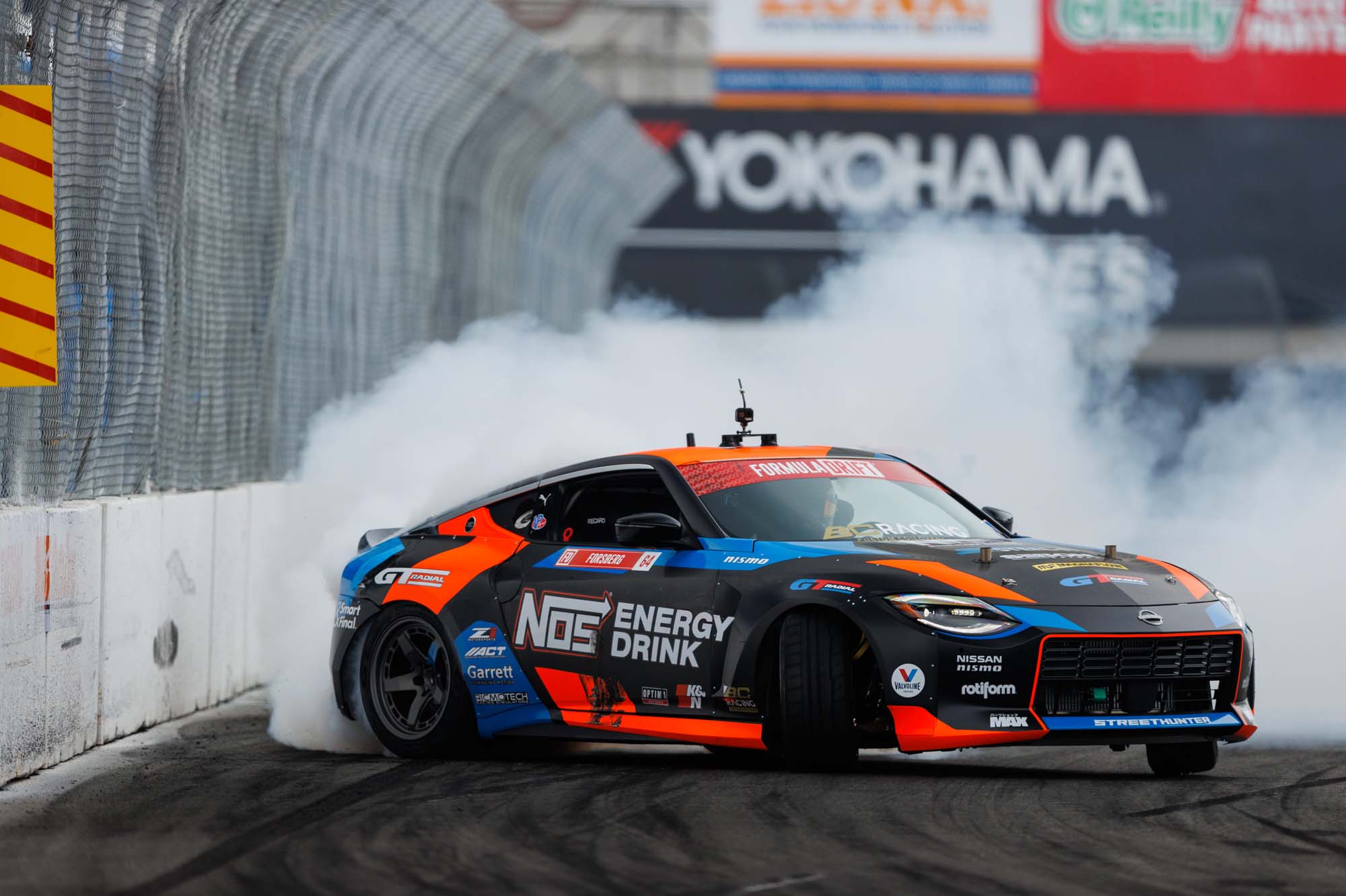 Three-time Formula Drift champion Chris Forsberg’s latest drift car, a 2023 Nissan Z modified to produce an incredible 1,300 horsepower, will appear at Nissan’s booth at the 2022 Specialty Equipment Market Association (SEMA) Show. The Forsberg Racing team equipped the Nissan Z with an extensively modified VR38DETT twin-turbocharged V6 engine – as found in the Nissan GT-R – and made significant chassis and bodywork modifications to prepare the car for Formula Drift.
