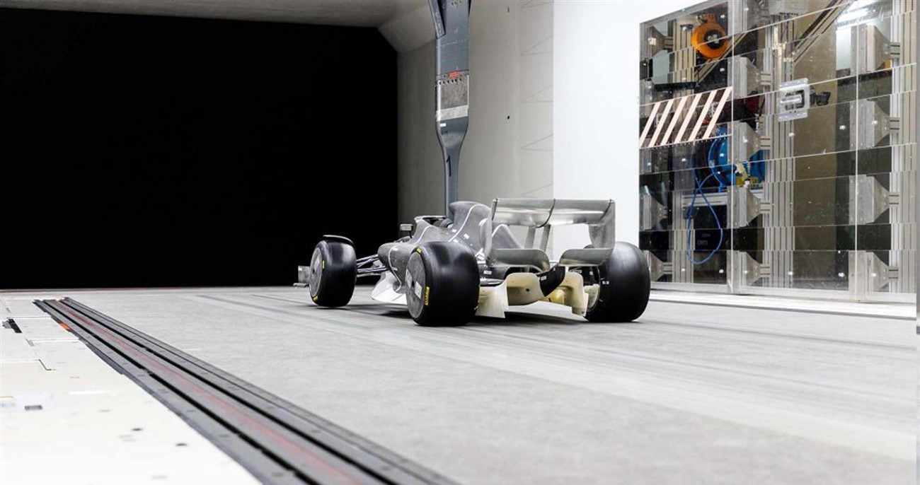 F1 wind tunnel model