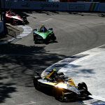 Formula E - Hyderabad, Mitch Evans (Jaguar) & Jean-Eric Vergne (DS Penske)