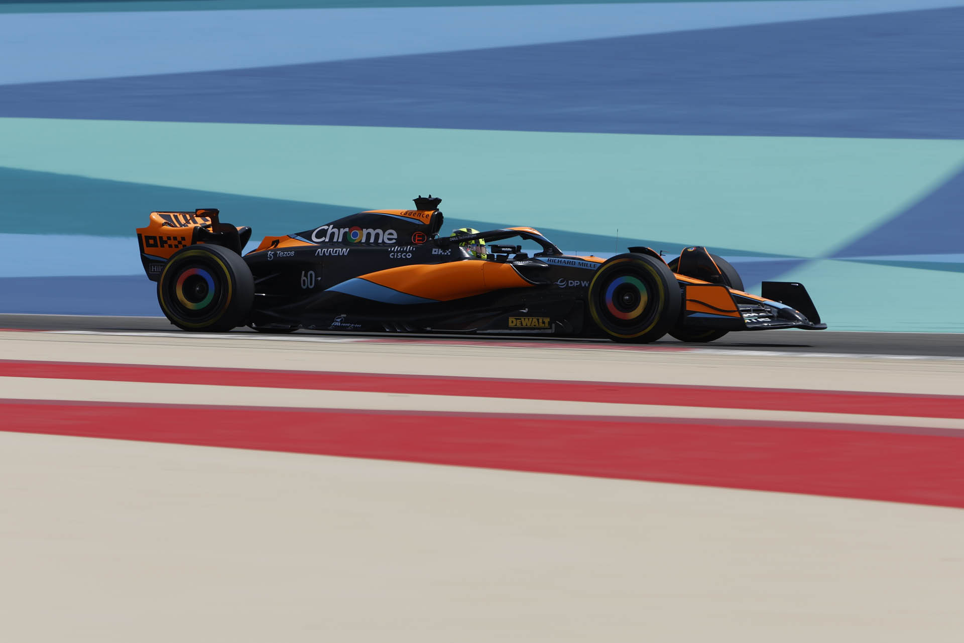 F1 - Lando Norris, McLaren MCL60 shakedown (Sakhir)