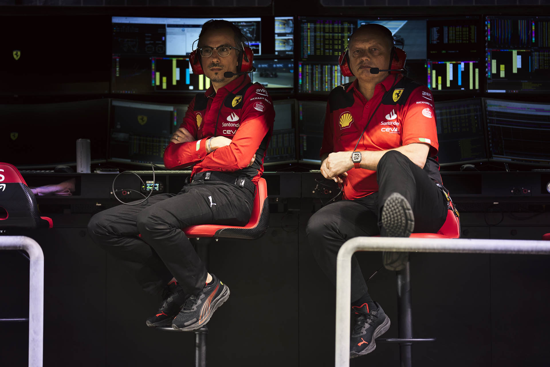 F1 - Laurent Mekies & Frederic Vasseur (Ferrari)