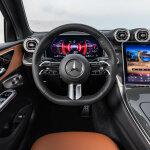 Das neue Mercedes-Benz GLC Coupé: AMG-Line; Exterieur: Graphitgrau; Interieur: Leder sienabraun/schwarz The new Mercedes-Benz GLC Coupé: AMG line; exterior: graphite grey; interior: leather siena brown/black