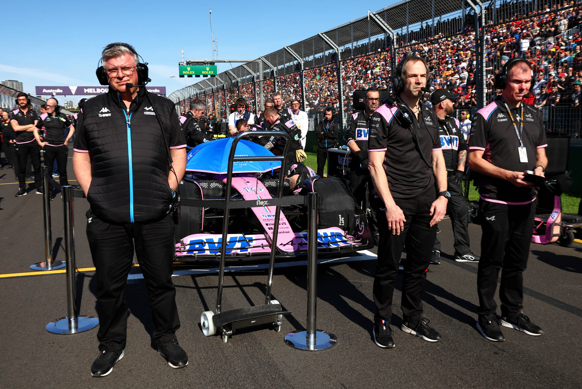 F1 - Otmar Szafnauer, Ciaron Pilbeam, Alan Permane (Alpine), GP Αυστραλίας 2023