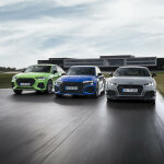Audi RS Q3 Sportback, Audi RS 3 Sportback, Audi TT RS Coupe iconic edition