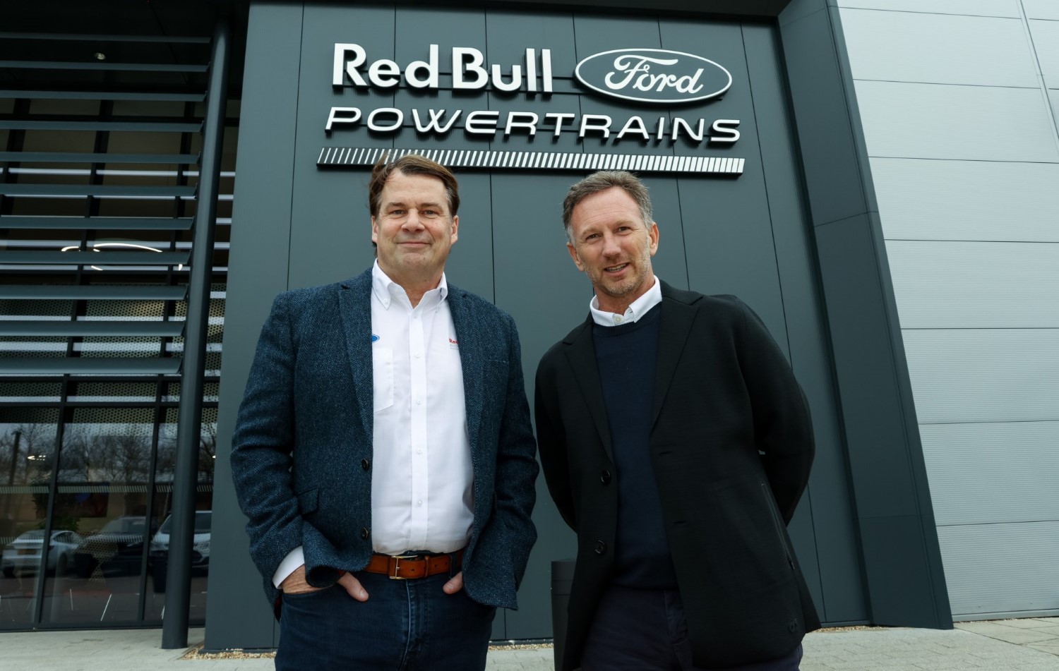 F1 - Jim Farley (Ford) & Christian Horner (Red Bull)