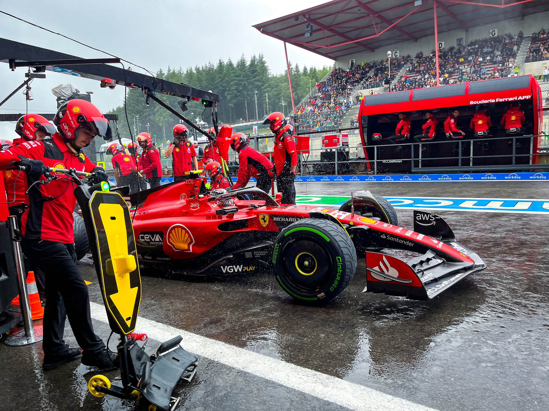 F1 - Carlos Sainz (Ferrari), GP Βελγίου 2023