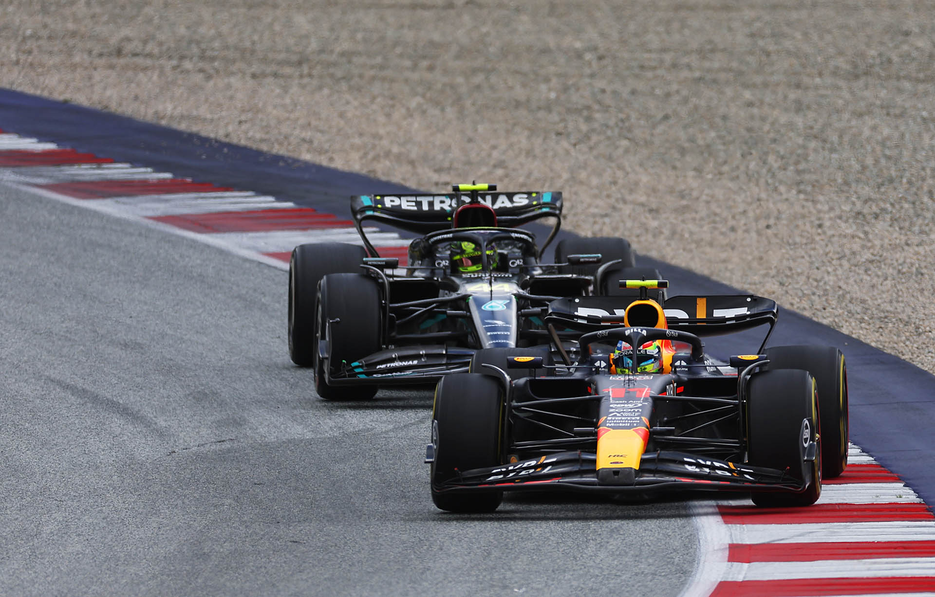F1 - Sergio Perez (Red Bull) & Lewis Hamilton (Mercedes), GP Αυστρίας 2023