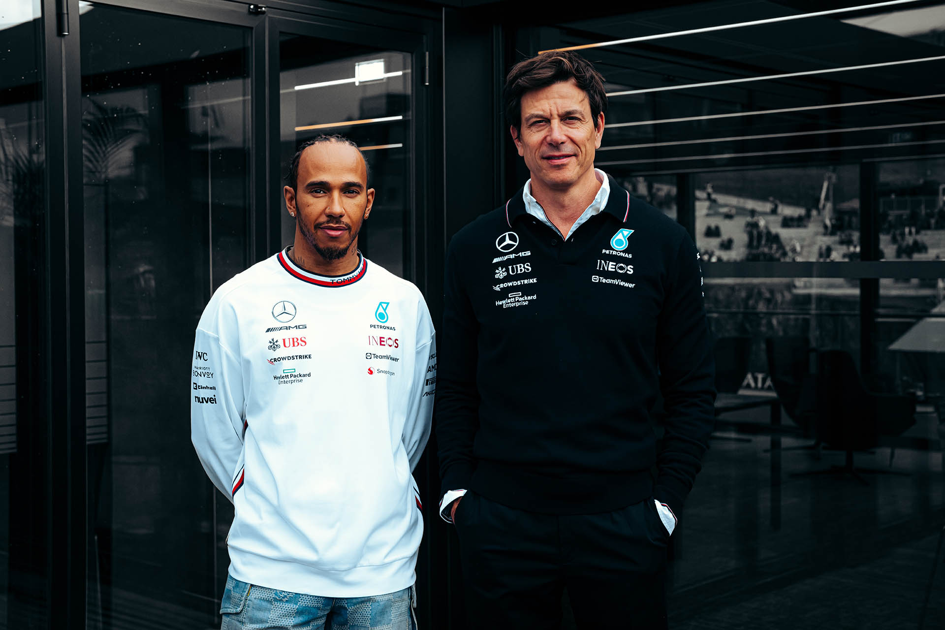 F1 - Lewis Hamilton & Toto Wolff (Mercedes)