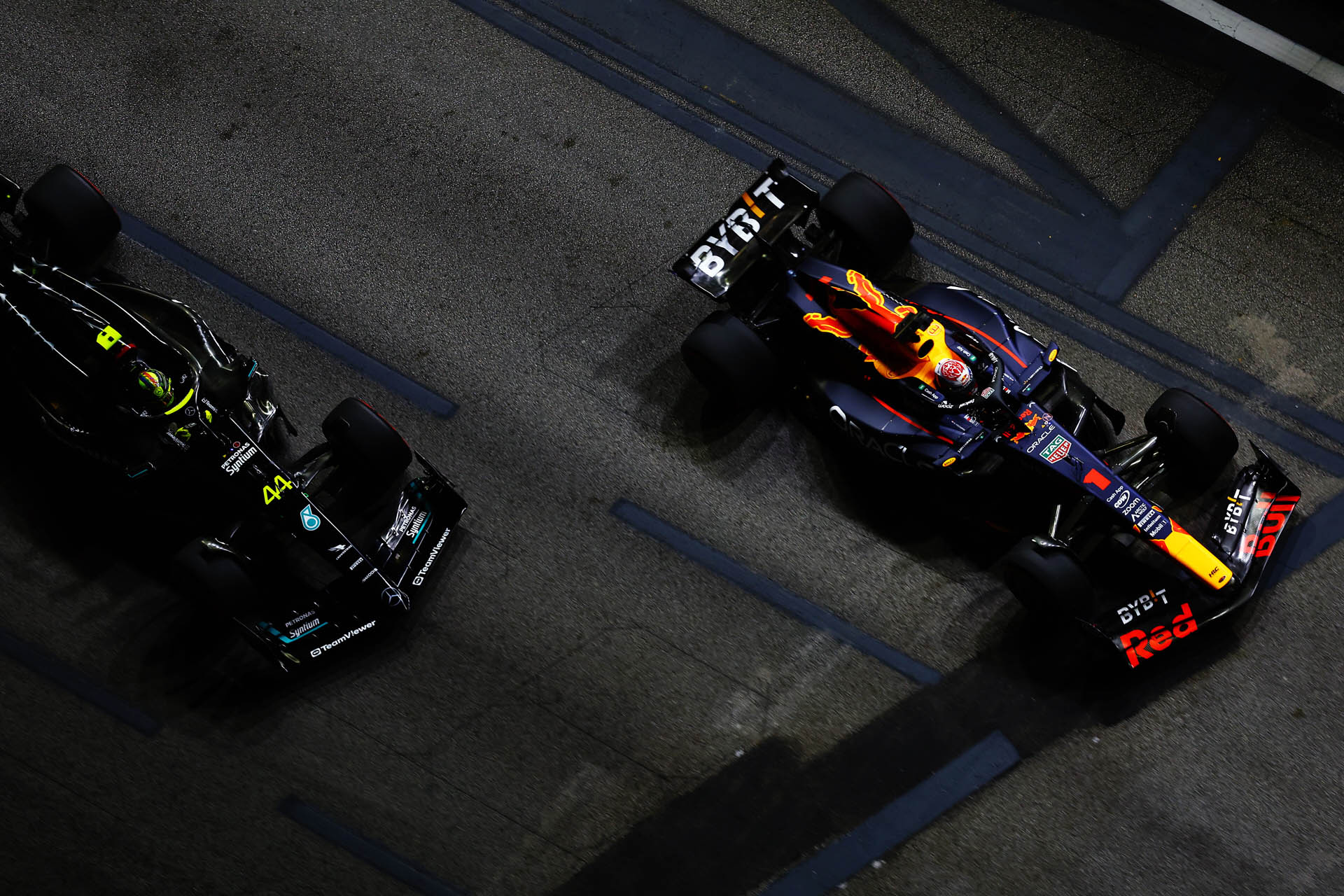 F1 - Max Verstappen (Red Bull) & Lewis Hamilton (Mercedes), GP Σιγκαπούρης 2023