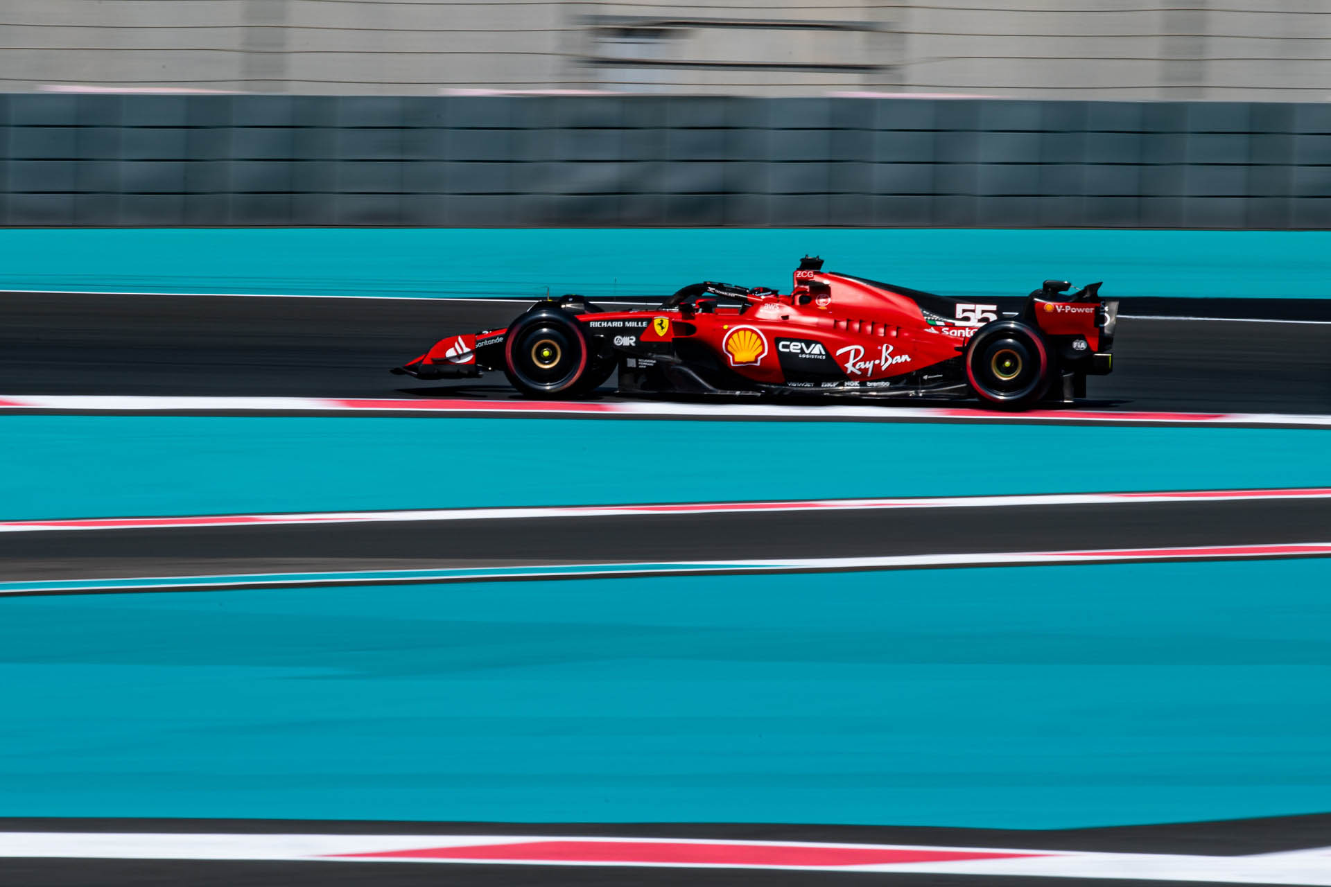 F1 - Carlos Sainz (Ferrari), Τεστ Άμπου Ντάμπι 2023