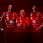 F1 - Carlos Sainz, Frederic Vasseur & Charles Leclerc (Ferrari)