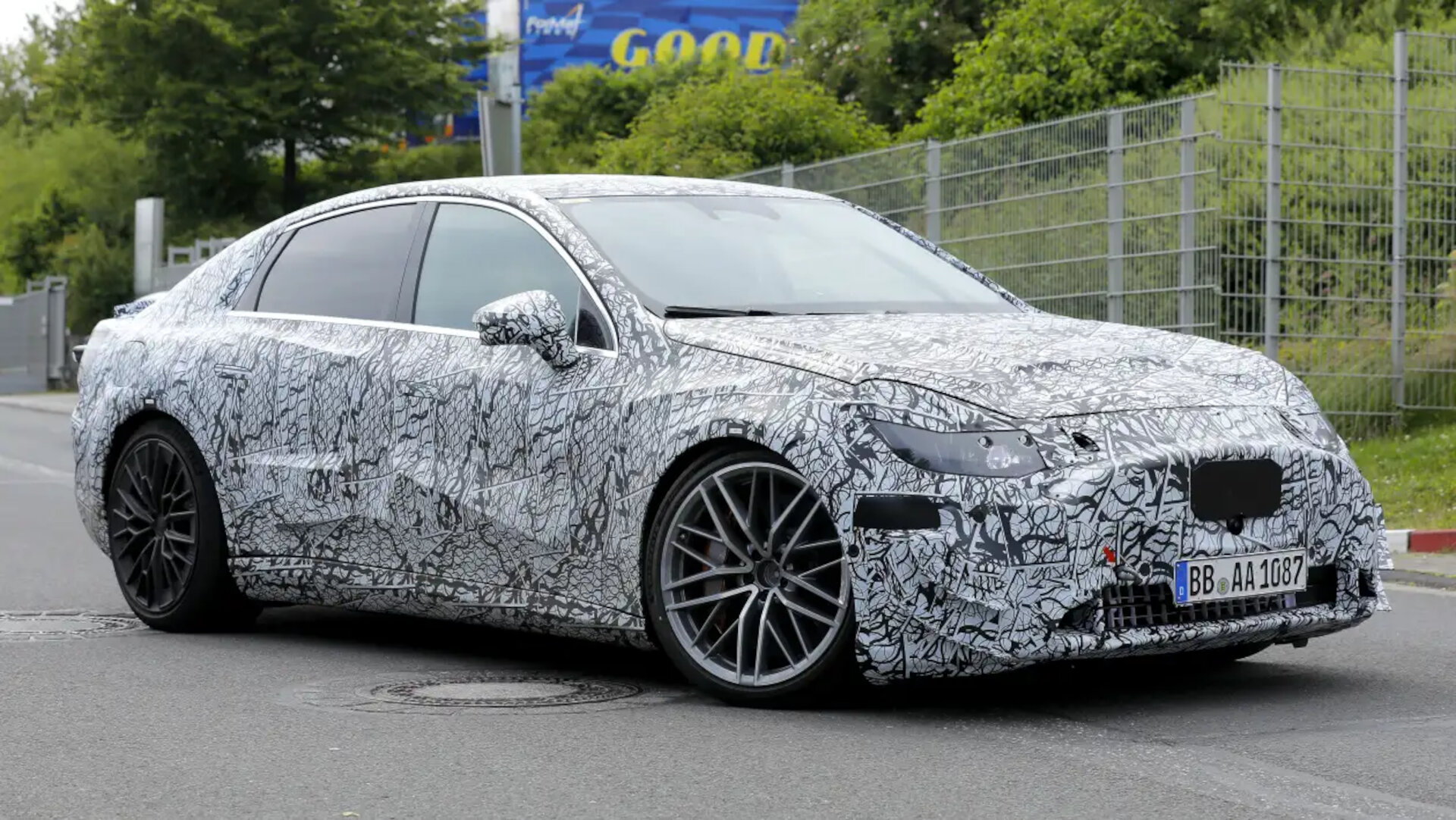 Mercedes C Class EV spyshots 5