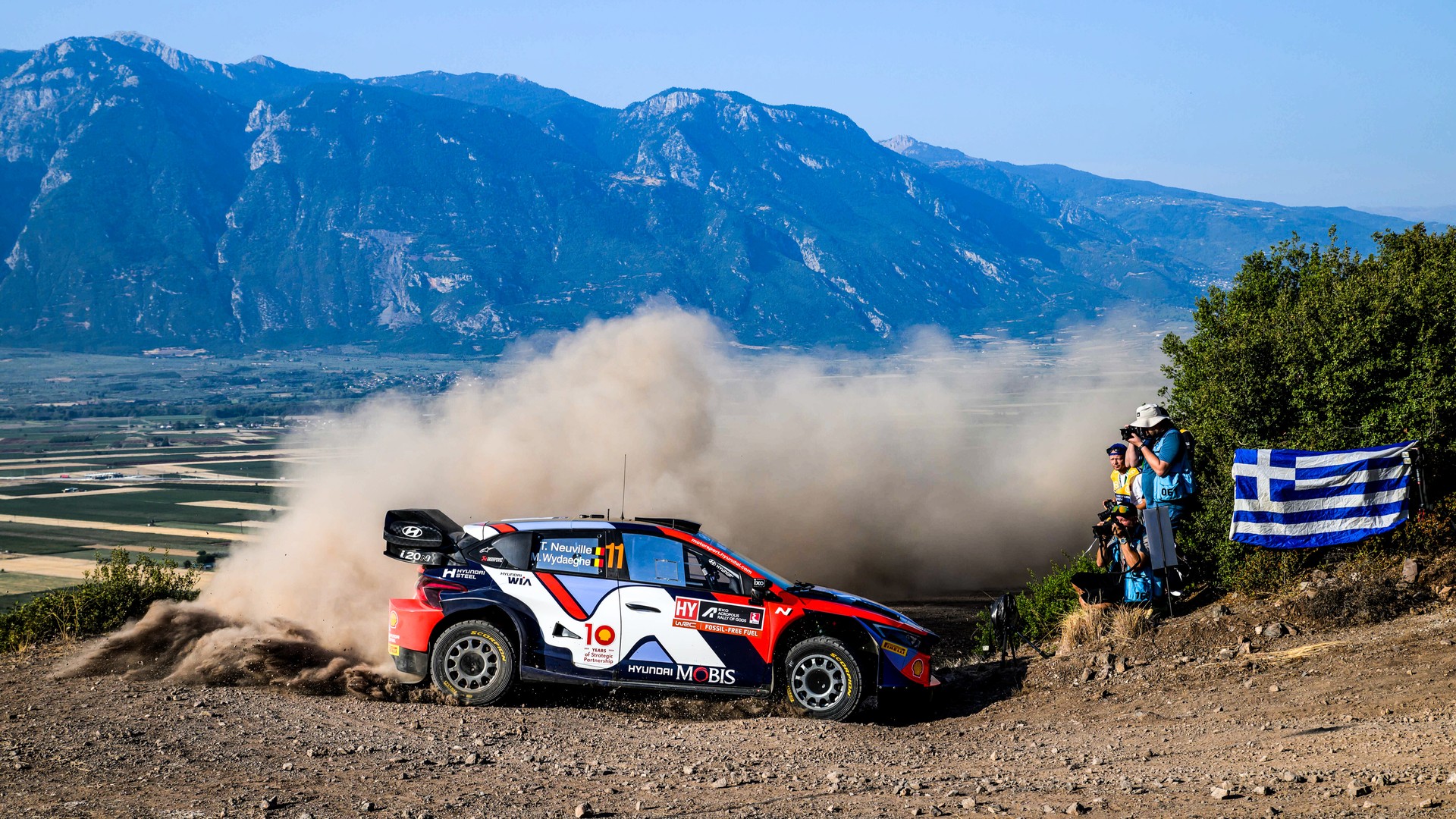 EKO ACROPOLIS RALLY 2024 ss1 Neuville HYUNDAI WRC