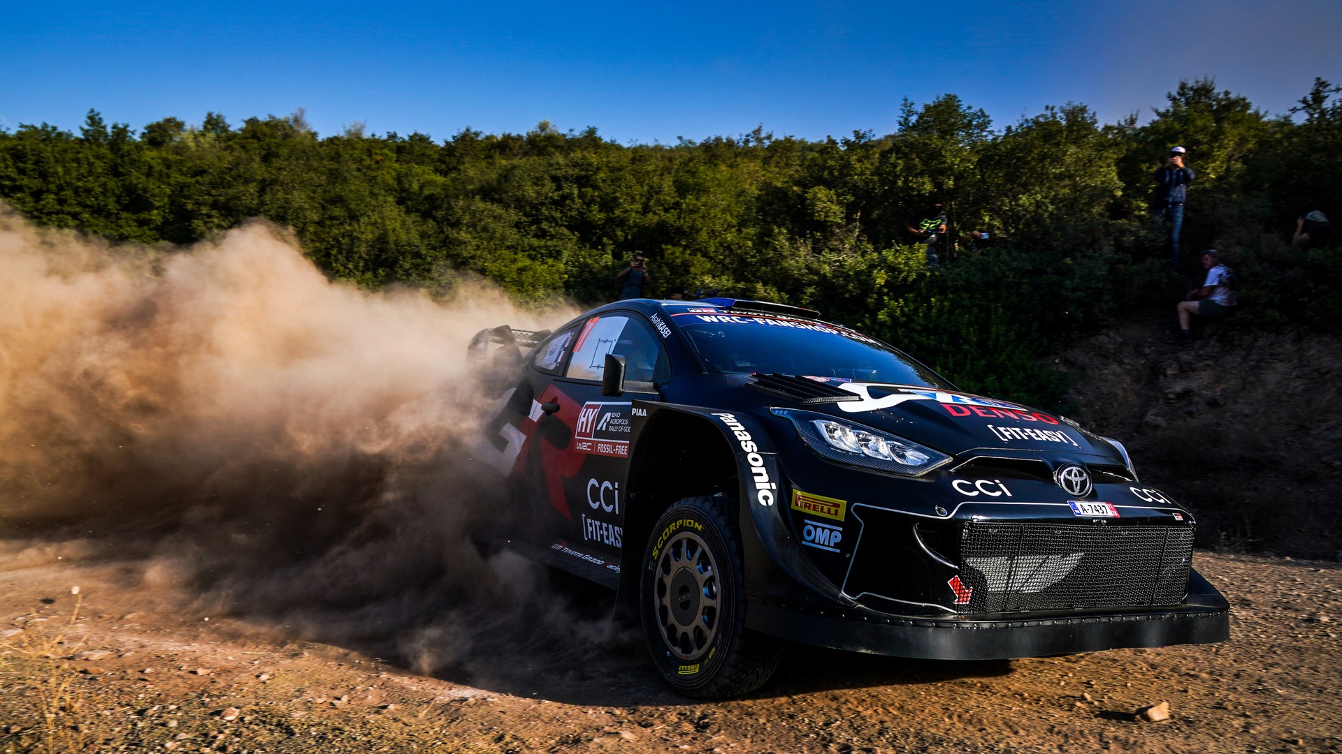 EKO ACROPOLIS RALLY 2024 ss1 Ogier TOYOTA WRC 3