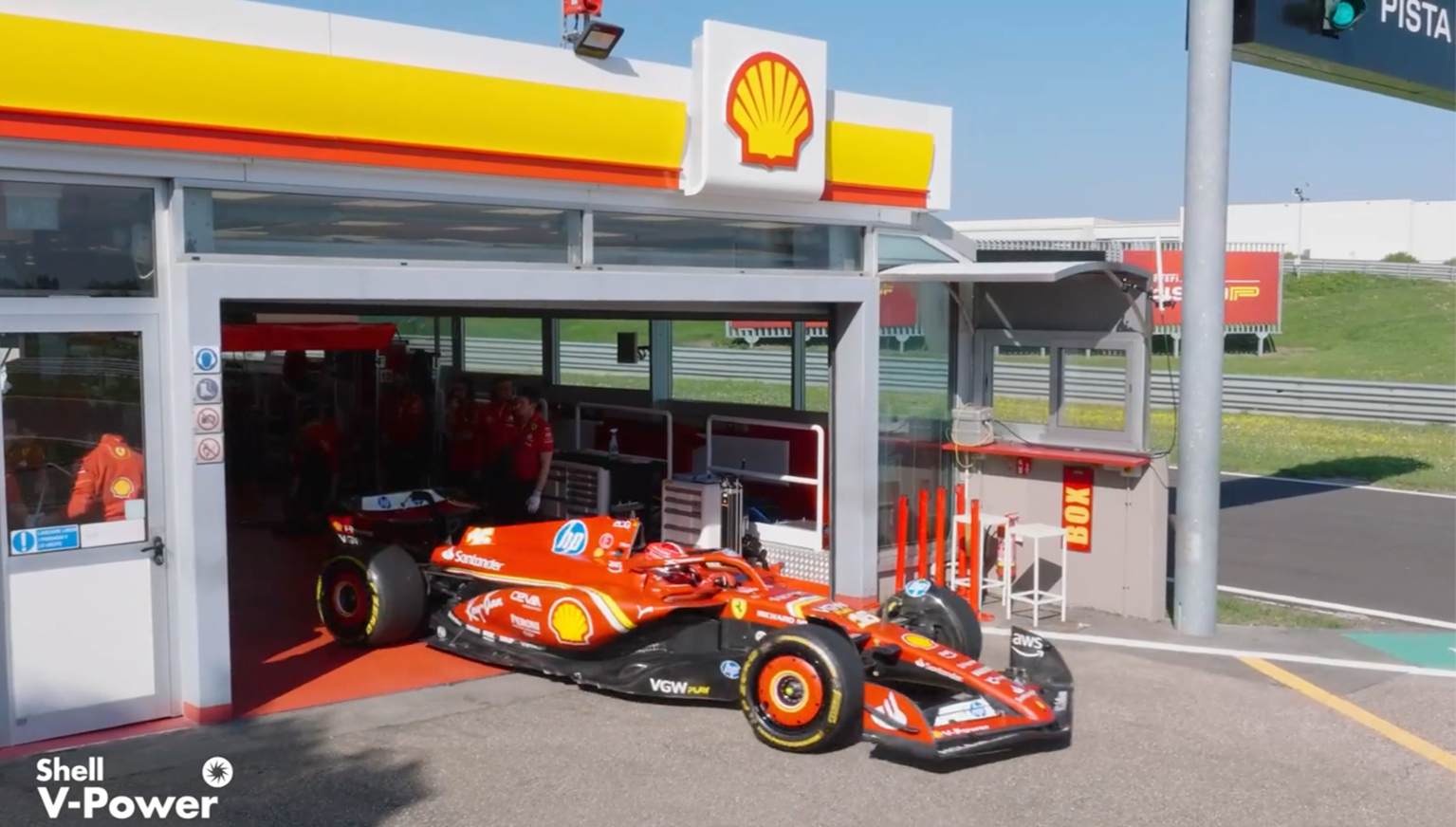 scuderia ferrari shell v power shell