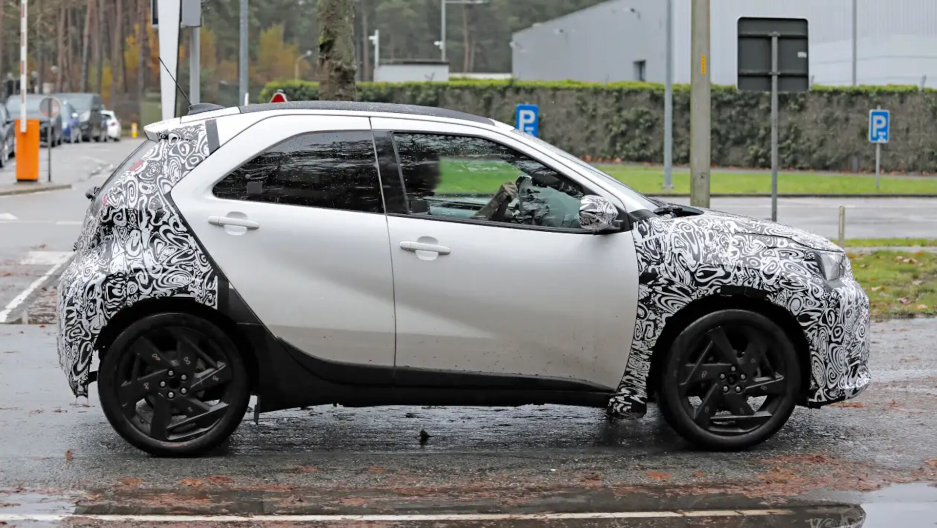 Toyota Aygo X facelift spy shots 3