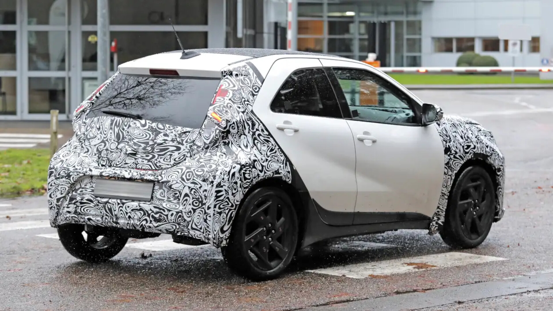 Toyota Aygo X facelift spy shots 4