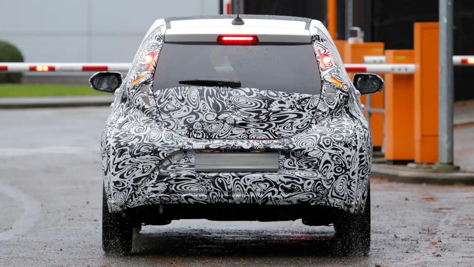 Aygo X facelift spy shots 5