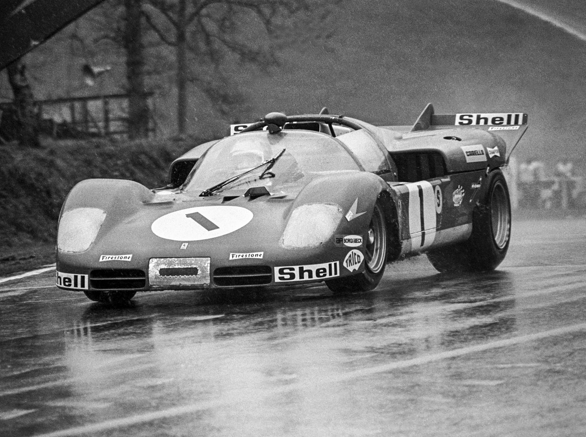 Jacky Ickx/Jack Oliver, Ferrari 512S, Brands Hatch BOAC 1000k 1970.