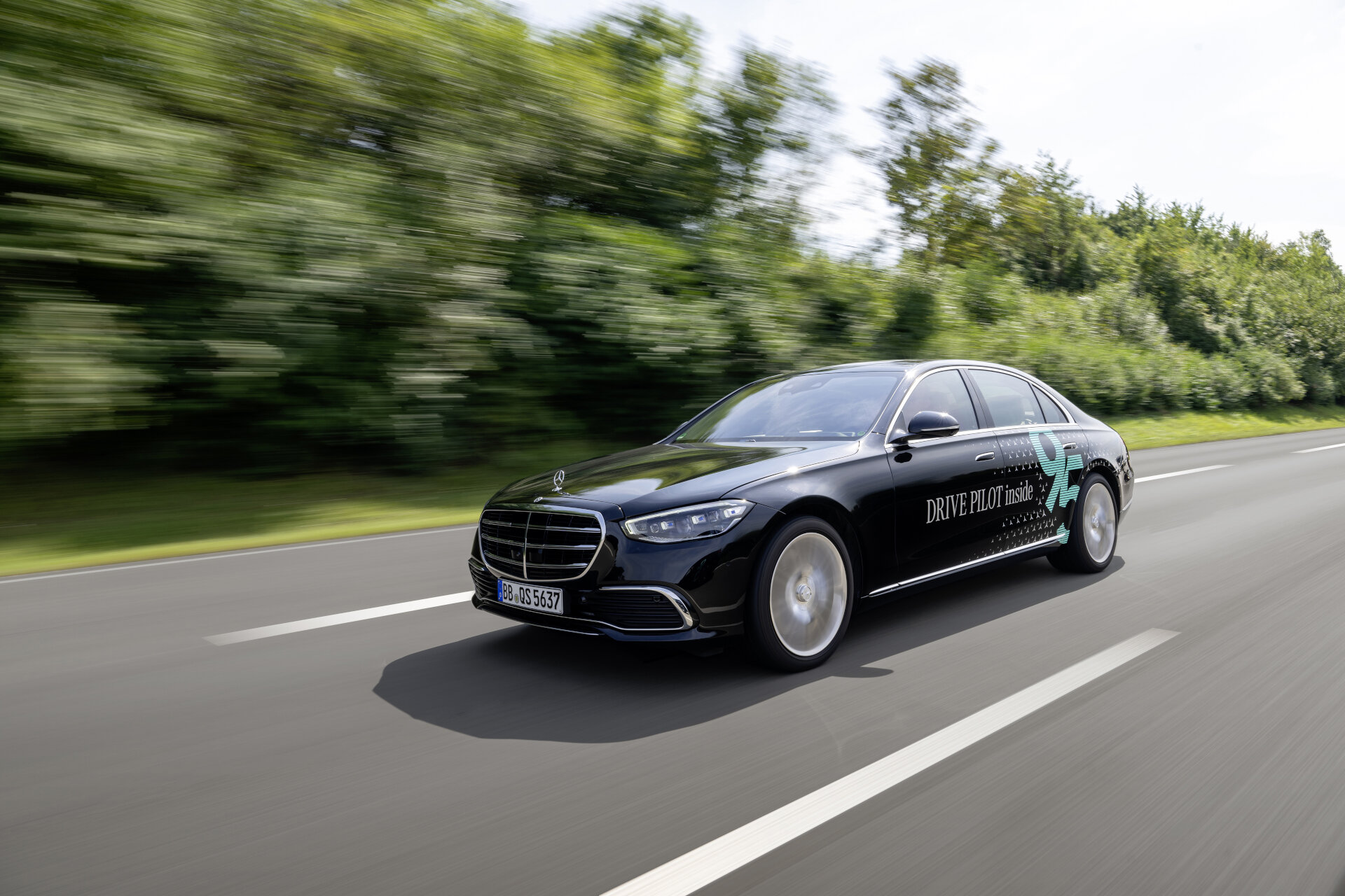 Approved: Conditionally automated driving with 95 km/h by Mercedes-Benz in Germany.