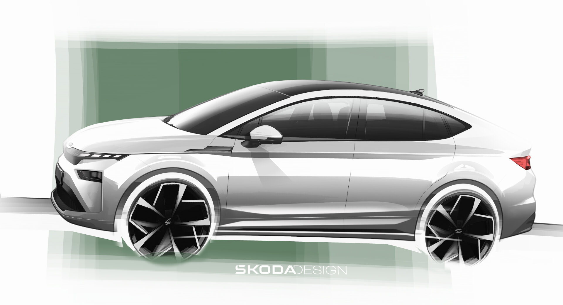Skoda Enyaq sketches (2)