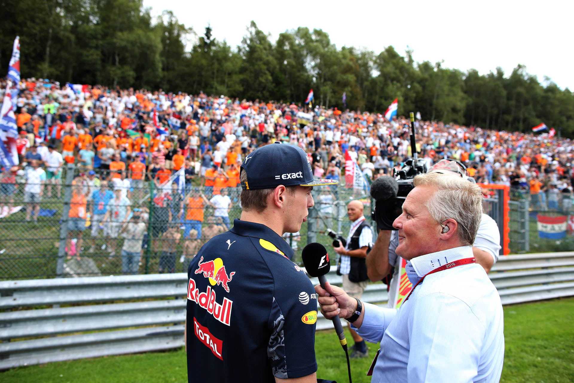 F1 - Max Verstappen & Johnny Herbert F1 - Max Verstappen & Johnny Herbert