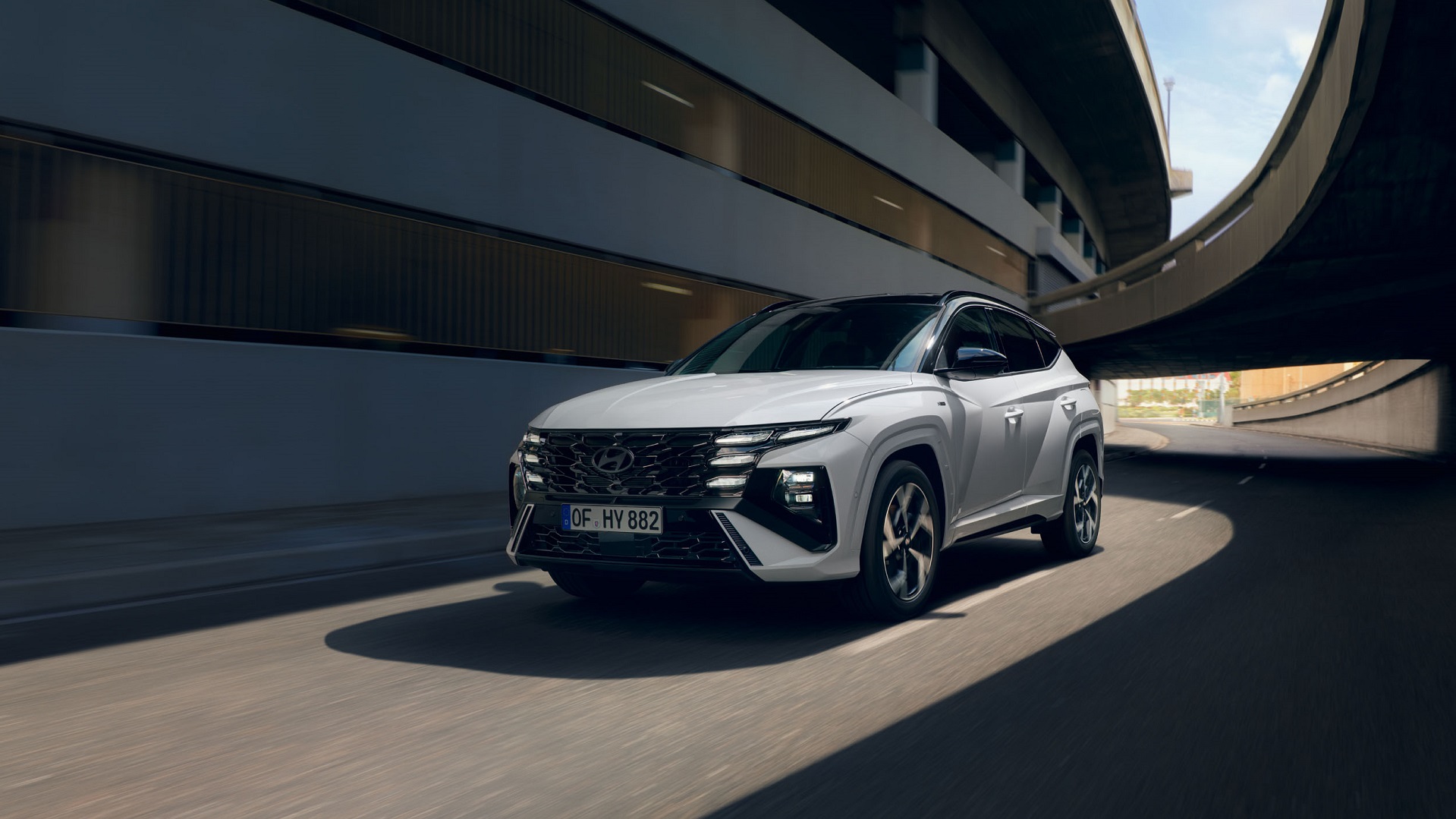 Hyundai Tucson N Line White 2024 (4)