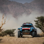 240 FERREIRA Joao (prt), PALMEIRO Filipe (prt), Mini, X-Raid Mini JCW Team, FIA W2RC, Ultimate, action during the Stage 1 of the Dakar 2025 on January 4, 2025 around Bisha, Saudi Arabia - Photo Antonin Vincent / DPPIDAKAR 2025 STAGE 1