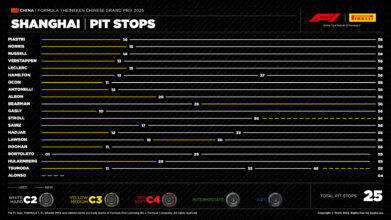F1 Στρατηγικές GP Κίνας 2025