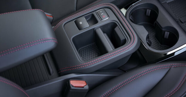 Preproduction model with optional equipment and extra cost color option shown.