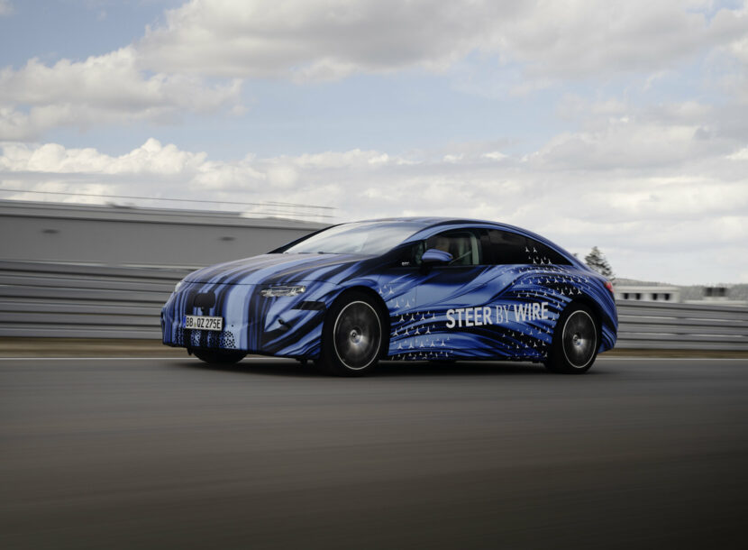 Steer by Wire wird Realität bei Mercedes Benz: völlig neuartiges Lenkgefühl kombiniert mit maximaler Sicherheit Steer by wire becomes reality at Mercedes Benz: a completely new steering experience combined with maximum safety