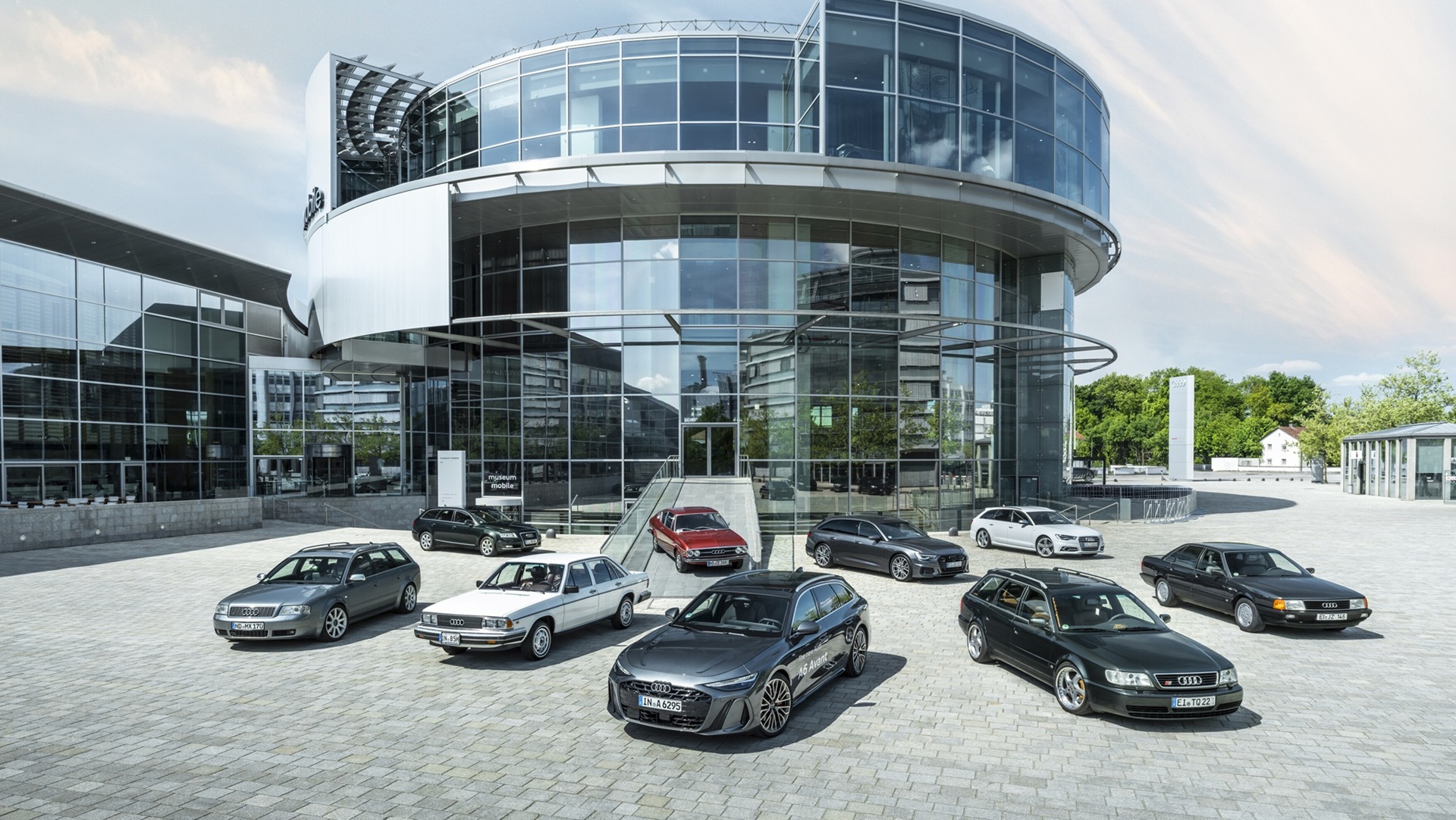 Nine generations of success: the new Audi A6 meets its elders