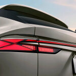MG HS Hybrid+ rear lights f684yq