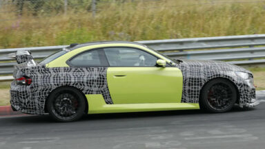 BMW M2 Track Pack spy shot 2025 (7)