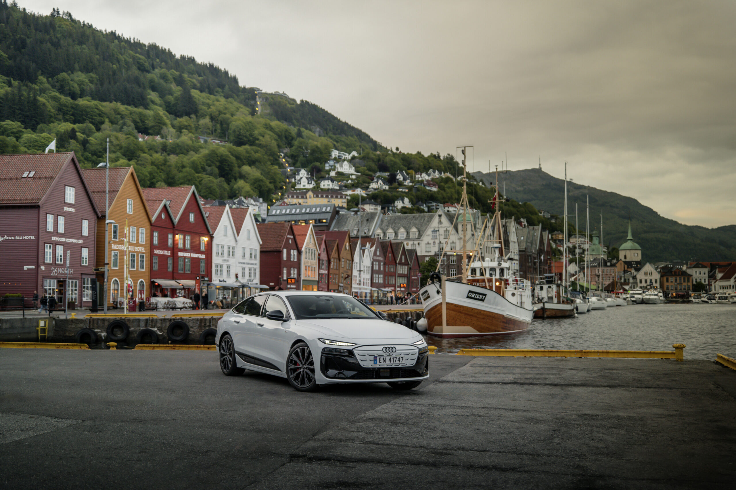 All charged up: from Copenhagen to Bergen in the A6 e tron