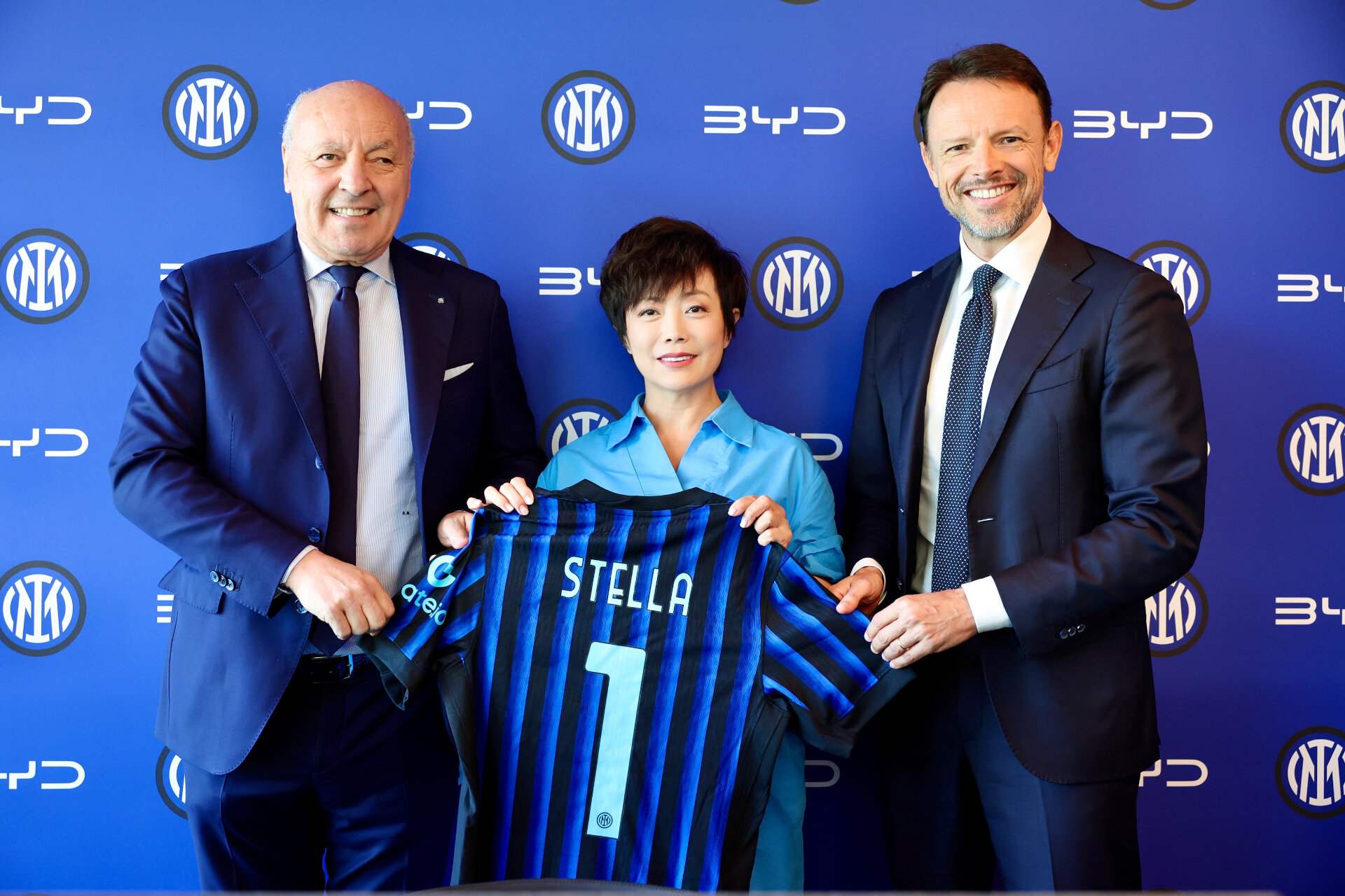 FC Internazionale Unveil New Partner BYD